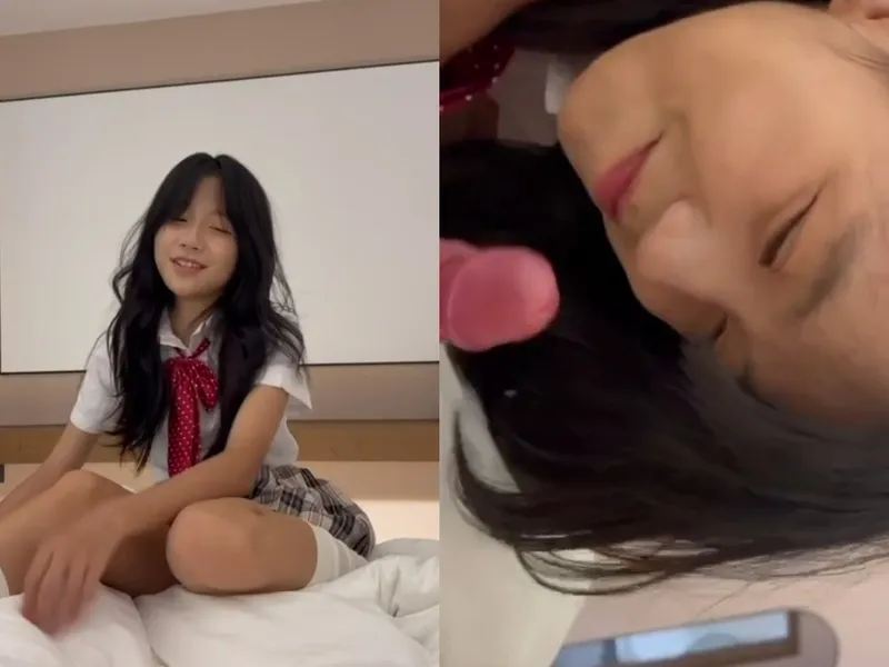 Em loli dễ thương liếm chim biến em thành con em đào dâm dục p1
